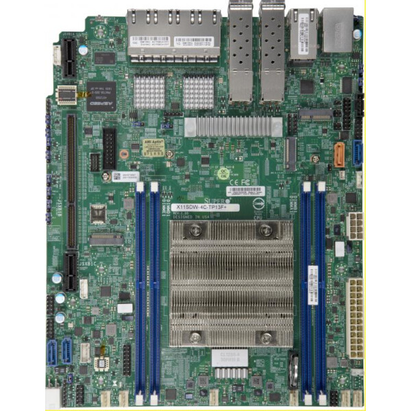 Supermicro MBD-X11SDW-4C-TP13F+, Intel, BGA 2518, Intel® Xeon®, DDR4-SDRAM, 512 GB, 1.2 V