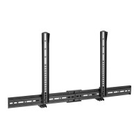 Equip Universelle Soundbar-Halterung, Soundbarhalterung, Wand, 800 x 400 mm, 15 kg, 86 - 155 mm, Schwarz