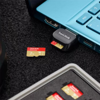 SanDisk SDDR-B731-GN6NN, MicroSD (TransFlash), Schwarz, USB 3.2 Gen 1 (3.1 Gen 1) Type-A, 20,7 mm, 30,4 mm, 8,7 mm