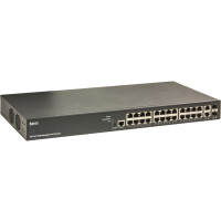 Barox RY-LGSP23-26/370, Managed, L2/L3, Gigabit Ethernet (10/100/1000), Power over Ethernet (PoE), Rack-Einbau, 1U
