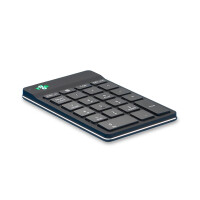 R-Go Tools Tastatur R-Go Numpad Break, ergonomischer Ziffernblock mit Pausensoftware, bluetooth, schwarz, Bluetooth, Universal, 1,5 m, Schwarz