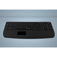 Cherry Active Key AK-7410-G, Kabelgebunden, PS/2, Scherenschalter, Schwarz