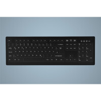 Active Key AK-C8100, Volle Größe (100%), Kabellos, RF Wireless, Membran Key Switch, QWERTZ, Schwarz