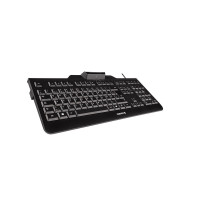 Cherry KC 1000 SC, Volle Größe (100%), Kabelgebunden, USB, QWERTY, Schwarz