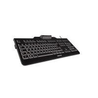 Cherry KC 1000 SC, Volle Größe (100%), Kabelgebunden, USB, QWERTY, Schwarz