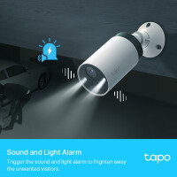 TP-LINK Tapo C420, IP-Sicherheitskamera, Innen & Außen, Kabellos, Wand- / Mast, Weiß, Geschützturm