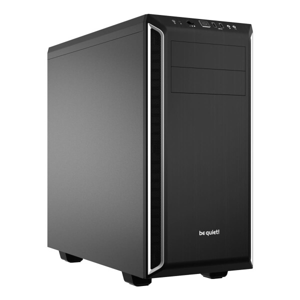 Be Quiet! Pure Base 600, Midi Tower, PC, Schwarz, Silber, ATX, micro ATX, Mini-ITX, ABS Synthetik, Stahl, Gaming