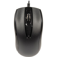 Inter-Tech KM-3149R, Volle Größe (100%), Kabelgebunden, USB, QWERTY, Schwarz, Maus enthalten