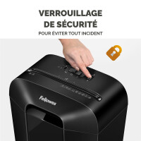 Fellowes Powershred LX70, Partikelschnitt-Zerkleinerung, 4x40 mm, 18 l, 3000 mm/min, 11 Blätter, P-4
