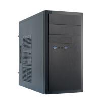 Chieftec HT-01B-OP, Mini Tower, PC, Schwarz, micro ATX,...