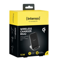 Intenso BSA2, Drinnen, USB, 9 V, Kabelloses Aufladen, 1,5...