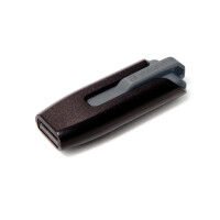 Verbatim V3 - USB 3.0-Stick 128 GB - Schwarz, 128 GB, USB Typ-A, 3.2 Gen 1 (3.1 Gen 1), 80 MB/s, Dia, Schwarz