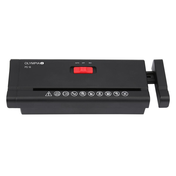 Olympia 2704, Streifenzerkleinerung, 34 cm, 6 mm, 6 Blätter, 2 min, Schwarz