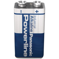 Panasonic 6LR61AD/B, Einwegbatterie, 9V, Alkali, 9 V, Cd...