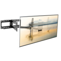 Techly ICA-PLB-721, 2,03 m (80"), 500 x 400 mm, 800 x 400 mm, -15 - 5°, 90°, Schwarz