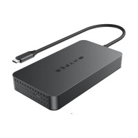 Targus HyperDrive Next Dual, Kabelgebunden, USB Typ-C, 100 W, 1.4/2.0, Grau, 10 Gbit/s