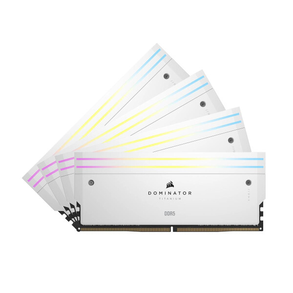 Corsair Dominator Titanium CMP64GX5M4B6400C32W, 64 GB, 4 x 16 GB, DDR5, 6400 MHz, 288-pin DIMM