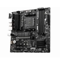 MSI B550M PRO-VDH, AMD, Sockel AM4, AMD Ryzen 3000 Series, DDR4-SDRAM, 128 GB, DIMM
