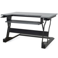Ergotron WorkFit-T, Edelstahl, Schwarz, 15,9 kg, 380 mm,...