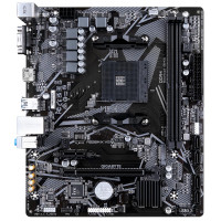 Gigabyte A520M K V2 Mainboard - Unterstützt AMD Ryzen 5000 Serie AM4 CPUs, bis zu 5100MHz DDR4 (OC), PCIe Gen3 x4 M.2, GbE LAN, USB 3.2 Gen 1, AMD, Sockel AM4, AMD Ryzen 3000 Series, AMD Ryzen 5000 Series, Sockel AM4, DDR4-SDRAM, 64 GB