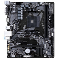 Gigabyte A520M K V2 Mainboard - Unterstützt AMD Ryzen 5000 Serie AM4 CPUs, bis zu 5100MHz DDR4 (OC), PCIe Gen3 x4 M.2, GbE LAN, USB 3.2 Gen 1, AMD, Sockel AM4, AMD Ryzen 3000 Series, AMD Ryzen 5000 Series, Sockel AM4, DDR4-SDRAM, 64 GB