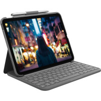 Logitech Slim Folio, QWERTZ, Deutsch, 1,8 cm, 1 mm, Apple, iPad (10th gen) Model: A2696, A2757, A2777