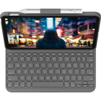 Logitech Slim Folio, QWERTZ, Deutsch, 1,8 cm, 1 mm, Apple, iPad (10th gen) Model: A2696, A2757, A2777