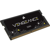 Corsair Vengeance 16GB DDR4 SODIMM 2400MHz, 16 GB, 1 x 16 GB, DDR4, 2400 MHz, 260-pin SO-DIMM, Schwarz