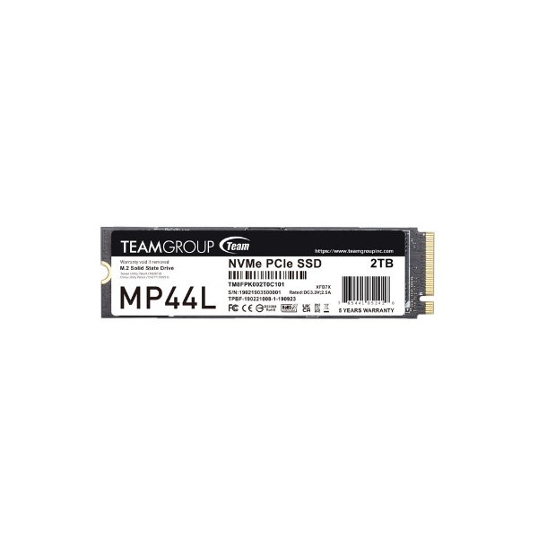 Team Group MP44L TM8FPK002T0C101, 2 TB, M.2, 4800 MB/s