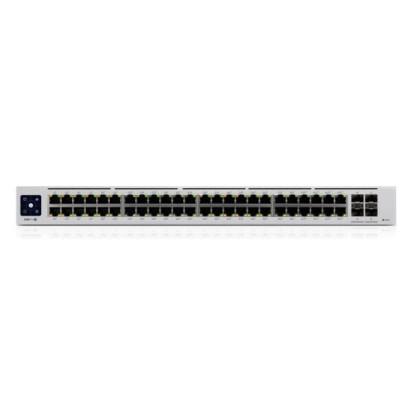 Ubiquiti UniFi Pro 48-Port PoE, Managed, L2/L3, Gigabit Ethernet (10/100/1000), Power over Ethernet (PoE), Rack-Einbau, 1U
