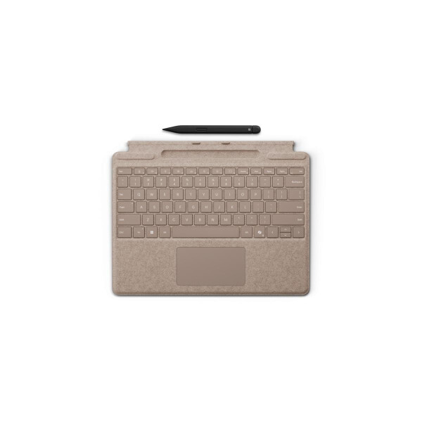 Microsoft Surface Pro Keyboard with Slim Pen, QWERTZ, Deutsch, Touchpad, Microsoft, Surface Pro 10; Surface Pro 9; Surface Pro 8; Surface Pro X, Beige