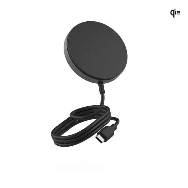 Zens Pro 1, Drinnen, USB, Kabelloses Aufladen, 1 m, Schwarz