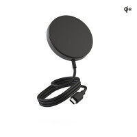 Zens Pro 1, Drinnen, USB, Kabelloses Aufladen, 1 m, Schwarz