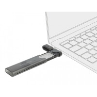 Delock Externes USB Type-C Combo Gehäuse für...