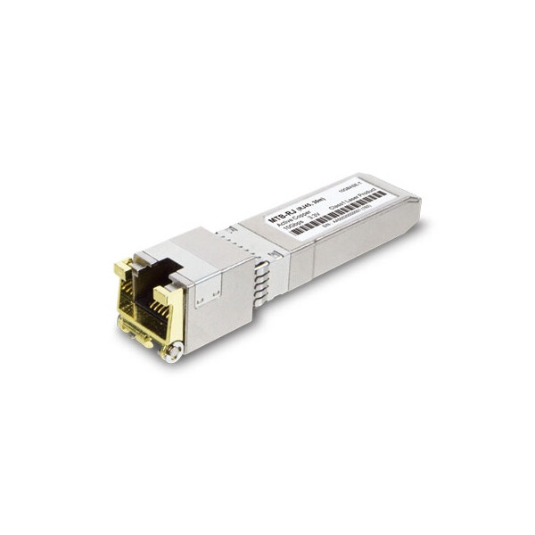Planet MTB-RJ, Kupfer, 10000 Mbit/s, SFP+, 30 m, IEEE 802.3an, Silber