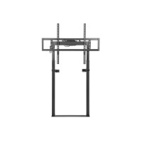 Equip 55"-100" Fester motorisierter Wandhalterungsständer, 139,7 cm (55"), 2,54 m (100"), 200 x 200 mm, 800 x 600 mm, Aluminium, Kunststoff, Edelstahl, Schwarz