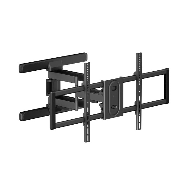 Equip 43"-100" Full Motion TV Wandhalterung, 200 x 200 mm, 800 x 400 mm, -10 - 5°, -60 - 60°, Kunststoff, Edelstahl, Schwarz