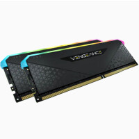 Corsair Vengeance RGB CMG16GX4M2D3600C18, 16 GB, 2 x 8 GB, DDR4, 3600 MHz, 288-pin DIMM, Schwarz