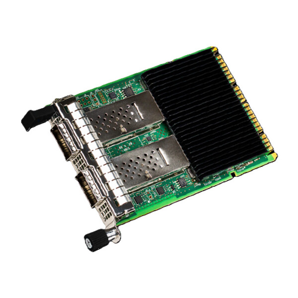 Intel ® Ethernet-Netzwerkadapter E810-CQDA2, für OCP 3.0, Eingebaut, Kabelgebunden, PCI Express, Faser, 100000 Mbit/s, Schwarz, Grün, Grau