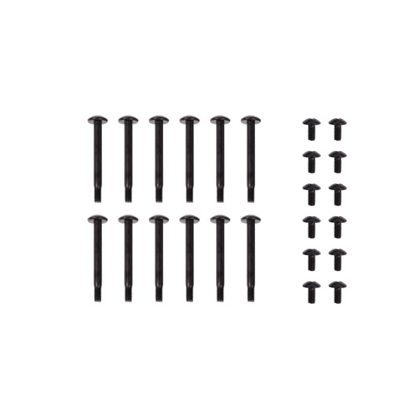 Alphacool 24848, Montageset, Schwarz, 24 Stück(e)