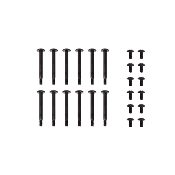 Alphacool 24848, Montageset, Schwarz, 24 Stück(e)
