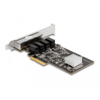 Delock PCI Express x4 Karte 4 x RJ45 Gigabit LAN RTL8111,...