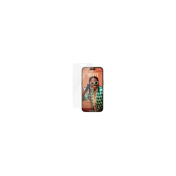 PanzerGlass ® Displayschutz iPhone 15 Pro Max | Classic Fit, Apple, Apple - iPhone 15 Pro Max, Trockene Anwendung, Kratzresistent, Schockresistent, Transparent, 1 Stück(e)