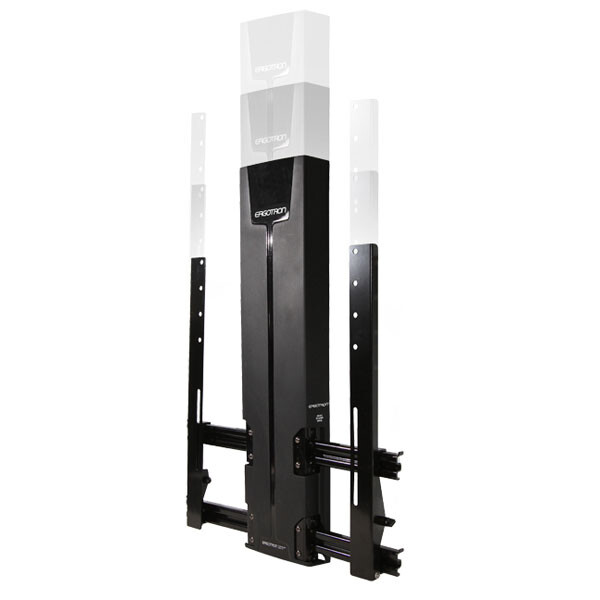Ergotron Glide Wall Mount, HD, 18 kg, 76,2 cm (30"), 152,4 cm (60"), 400 x 400 mm, Höhenverstellung, Schwarz