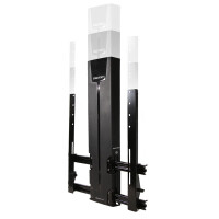 Ergotron Glide Wall Mount, HD, 18 kg, 76,2 cm (30"), 152,4 cm (60"), 400 x 400 mm, Höhenverstellung, Schwarz
