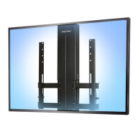 Ergotron Glide Wall Mount, HD, 18 kg, 76,2 cm (30"), 152,4 cm (60"), 400 x 400 mm, Höhenverstellung, Schwarz