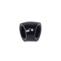 Alphacool 17592, Schlauchanschluss, Messing, Schwarz, 1/4", 45°, 21 mm