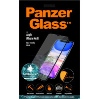PanzerGlass ® Displayschutzglas iPhone 11 | XR | Edge-to-Edge, Apple, Apple - iPhone XR, Apple - iPhone 11, Trockene Anwendung, Kratzresistent, Schockresistent, Antibakteriell, Transparent, 1 Stück(e)