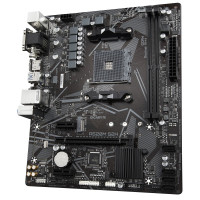 Gigabyte A520M S2H Mainboard - Unterstützt AMD Ryzen 5000 Serie AM4 CPUs, 4+3 Phasen reines digitales VRM, bis zu 5100MHz DDR4 (OC), PCIe 3.0 x4 M.2, GbE LAN, USB 3.2 Gen 1, AMD, Sockel AM4, AMD Ryzen 3000 Series, Sockel AM4, 64 GB, DDR4-SDRAM