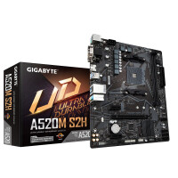 Gigabyte A520M S2H Mainboard - Unterstützt AMD Ryzen...